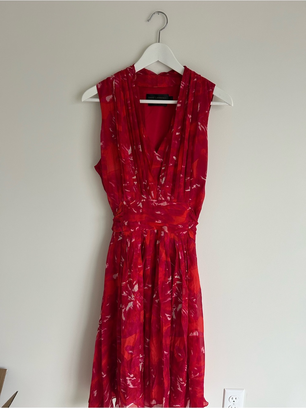 Old Money Classic Silk A-line Dress
